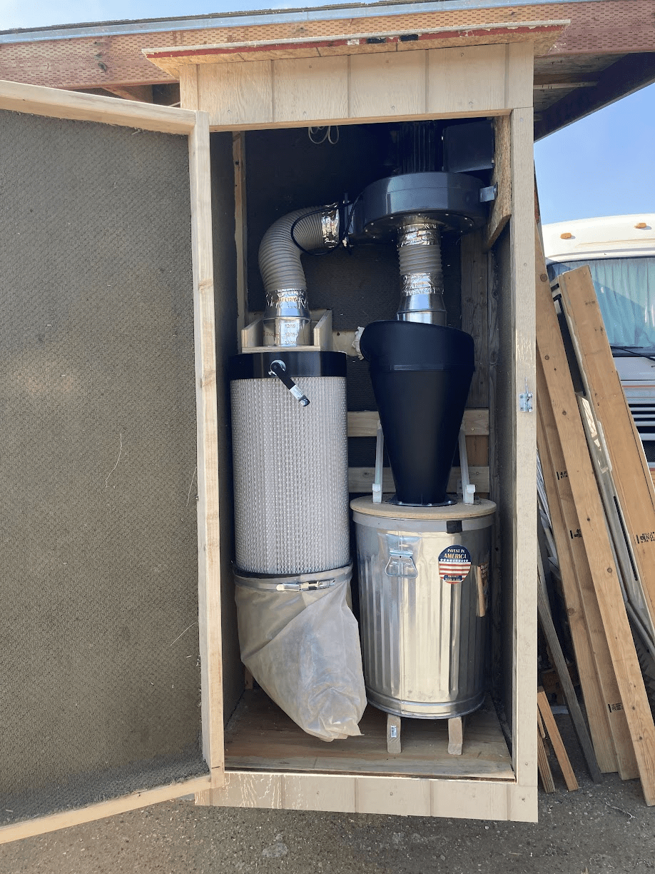 Dust Collector Closet