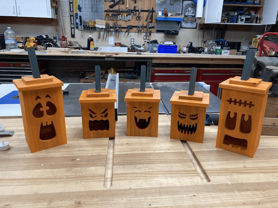 CNC Jack-O-Lanterns